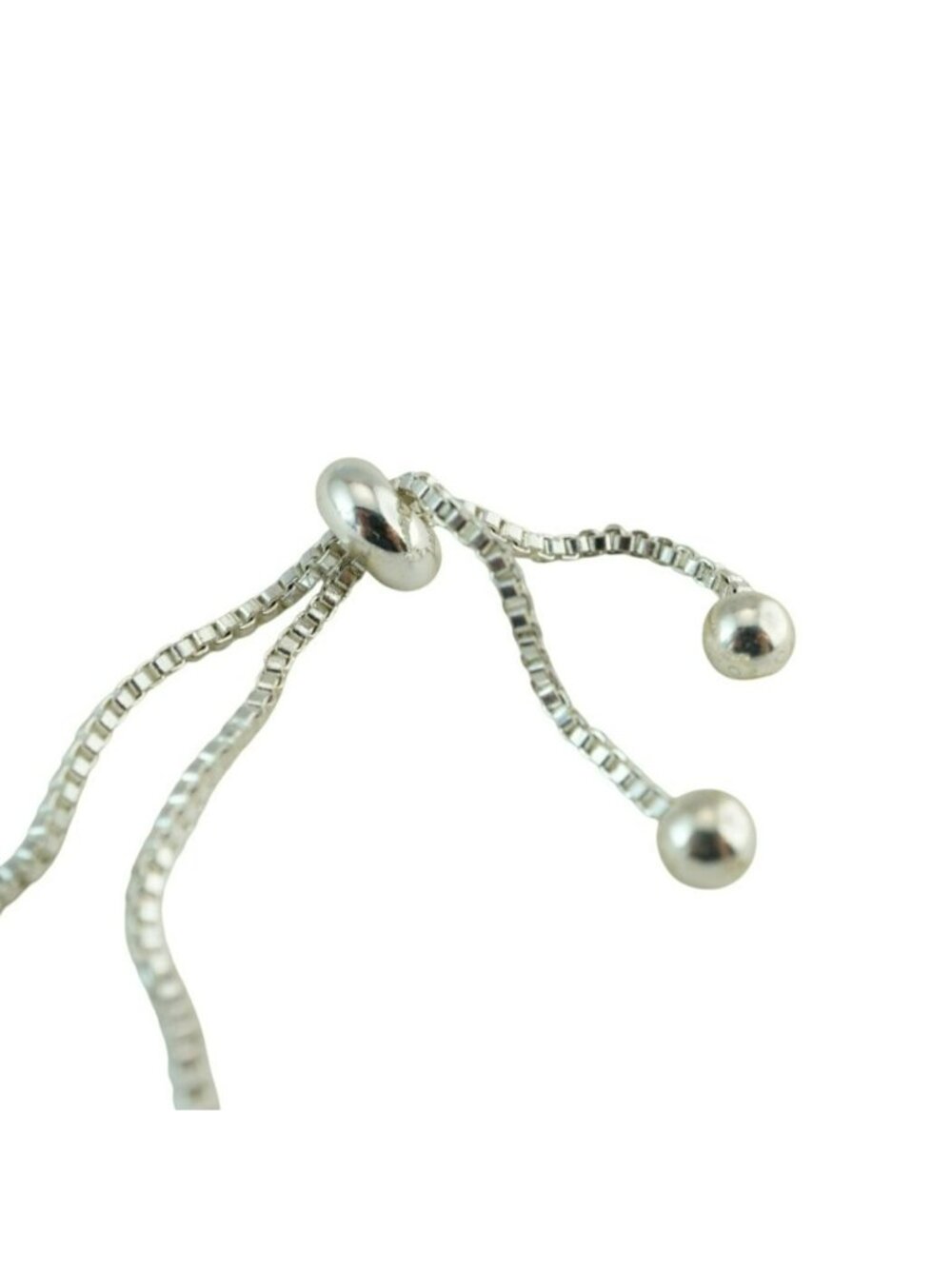 Disney Mickey Mouse Fine Silver 14K Rose Gold Plated Crystal Adjustable Bracelet - Picture 5 of 6